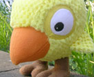 waffle chenille baby chick