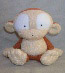 plush toy monkey (sitting)